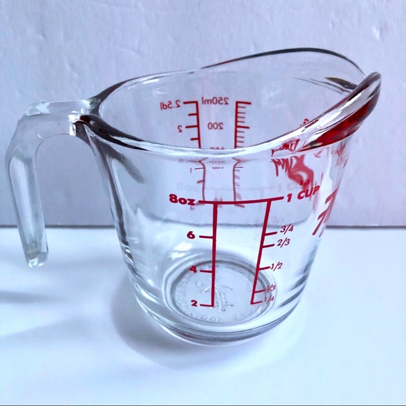 NEW ANCHOR HOCKING Measuring Cup Glass 1 Cup Fire King USA 8 oz #696 - Picture 3 of 16